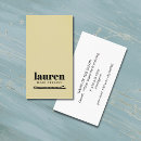 Search for black and yellow business cards Minimalist