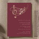 Search for classy music invitations Modern