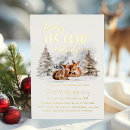 Search for rustic deer baby shower invitations Winter wonderland