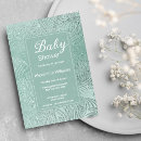 Search for palm trees baby shower invitations Modern