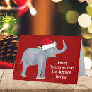 Search for elephant christmas cards Cute