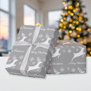 Search for reindeer silhouette wrapping paper Pattern