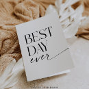 Search for best day ever thank you cards Black and white