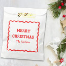 Search for christmas favour bags Red