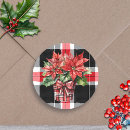 Search for red and white poinsettia stickers Watercolor