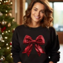 Search for red christmas bow tshirts Trendy
