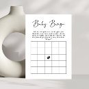 Search for games baby shower invitations Bingo