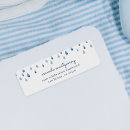 Search for raindrop return address labels Baby shower