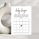 Search for games baby shower invitations Bingo