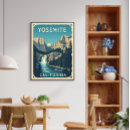 Search for vintage yosemite posters Yosemite national park