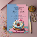 Search for blue doughnut baby shower invitations Gender neutral