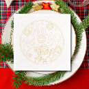 Search for santa napkins Elegant