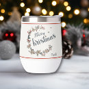 Search for vintage christmas tumblers Red and green