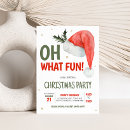 Search for oh what fun seasonal invitations Santa