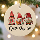 Search for gnome ceramic christmas tree decorations Santa claus