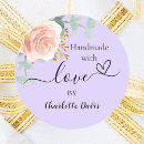 Search for violet flower stickers Heart