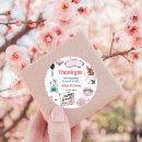 Search for spa thank you stickers For her