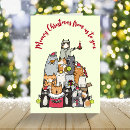 Search for tabby cat christmas cards Cartoon