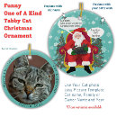 Search for tabby christmas tree decorations Grey tabby cat