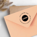 Search for return address business stamps Your logo here