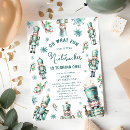 Search for winter wonderland 1st birthday invitations Nutcracker