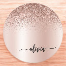 Search for glitter coasters Rose gold