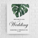 Search for tropical welcome sign wedding signs Green
