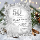 Search for winter 50th birthday invitations Modern