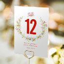 Search for christmas wedding table cards Red