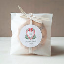 Search for red and white ribbon stickers Merry christmas