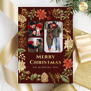 Search for border christmas cards Real gold foil