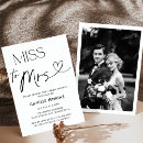 Search for miss to mrs shower invitations Minimal
