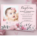Search for sweet girl christening invitations Modern