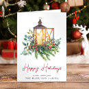Search for vintage lantern christmas cards Watercolor