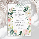 Search for for her 60th birthday invitations Feminine