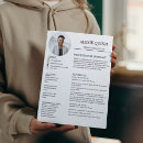 Search for simple resumes Modern