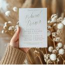 Search for chic rehearsal dinner invitations Gold