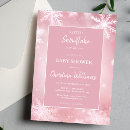 Search for winter wonderland baby shower invitations Pink