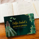 Search for emerald green guest books Keepsake
