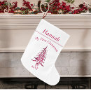 Search for babys 1st christmas stockings First christmas keepsake