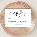 Search for number of guests rsvp cards Modern