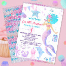 Search for pink mermaid invitations Our little mermaid