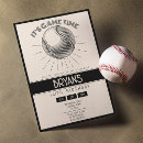 Search for black baseball invitations Kids