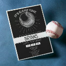 Search for vintage baseball invitations Kids