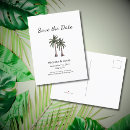 Search for palm tree wedding save the dates Florida
