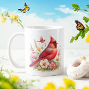 Search for northern red cardinals mugs Watercolor