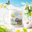 Search for hippopotamus mugs Watercolor