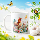 Search for spring chicken mugs Watercolor