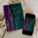 Search for purple and teal save the dates Trendy