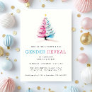 Search for holiday gender reveal invitations Modern